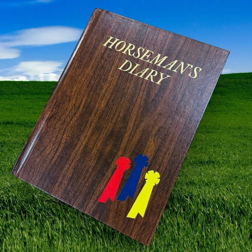 Horseman’s Diary Vintage Equestrian Record Book Show Log Journal 1979